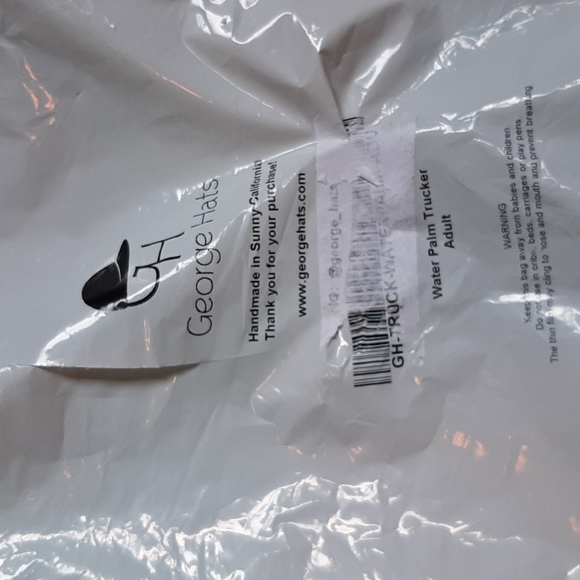 George hats water palm trucker hat size adult - Picture 3 of 3